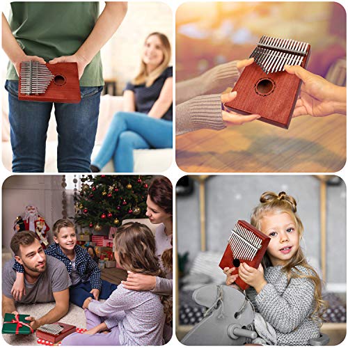 Kalimba 17 Clés Thumb Piano Africain Percussions avec Recueil de Chants Sac de Rangement Marteau Tuner pour Mbira Sanza… - Les Beatles, Paul McCartney, John Lennon, RIngo Starr, George Harrison Kalimba 17 Clés Thumb Piano Africain Percussions avec Recueil de Chants Sac de Rangement Marteau Tuner pour Mbira Sanza… – Image 3