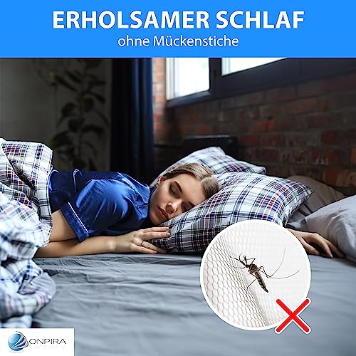 Fliegengitter Fliegenentz aus Fiberglas in Schwarz Insektenschutz, Fensterfliegengitter, Fensterfliegennetz, Insektenschutz Balkon Grösse 120x250cm(120 x 250 cm, schwarz)