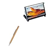 BoxWave Stylus Pen Compatible with FREENOVE Touchscreen Monitor for Raspberry Pi (5 in) - FineTouch Capacitive Stylus, Super Precise Stylus Pen - Champagne Gold