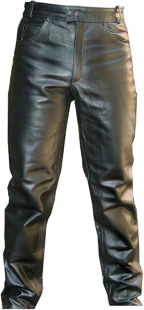 Amazon.com: Motorcycle Leather Pants 