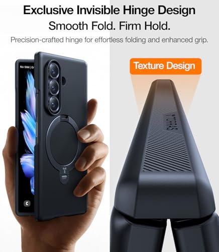 Image of TORRAS Q3 Spin Magnetic Stand for Galaxy Z Fold 7 Case