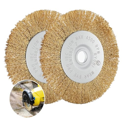 Set di 2 spazzole per fughe, compatibili con Gloria Multibrush e altre spazzole metalliche, larghezza 10 mm, accessorio Weedbrush spazzola di ricambio