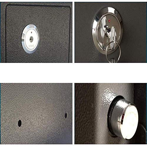 Coffre-fort à clé RLKHXBS grand format blanc de 25x35x35cm pour documents A4 et bureau - 3