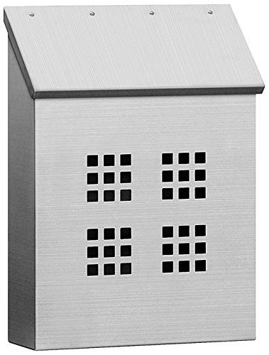 Salsbury Industries 4525 Stainless Steel Mailbox Multicolor, 11 in. W x 14.5 in. H x 3.5 in. D