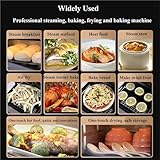 VZXATYOP Double-Layer air Fryer Oven 6-in-1 Function Large Viewing Window Color Touchscreen air Fryer for Family Meals Baking Frying and Grilling - Image 8