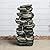 Naturefalls 30.7inches Outdoor Water Fountain - 6-Tiers Rock Waterfall Fountain with Led Lights for Home Garden Decor