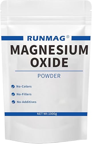 Polvo puro de la categoría alimenticia del óxido de magnesio, 2.2 lbs