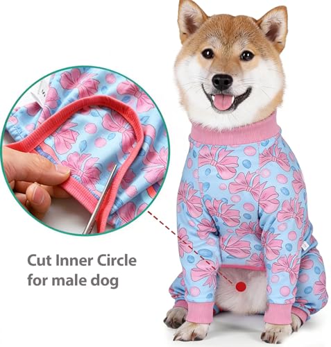 Image of Recovery Suit for Dogs After Surgery Dog Onesie Surgery Recovery Suit for Female Male Dogs Recovery Shirt for Abdominal Wounds or Skin Diseases Bodysuit Dogs Pajamas(B,XS)