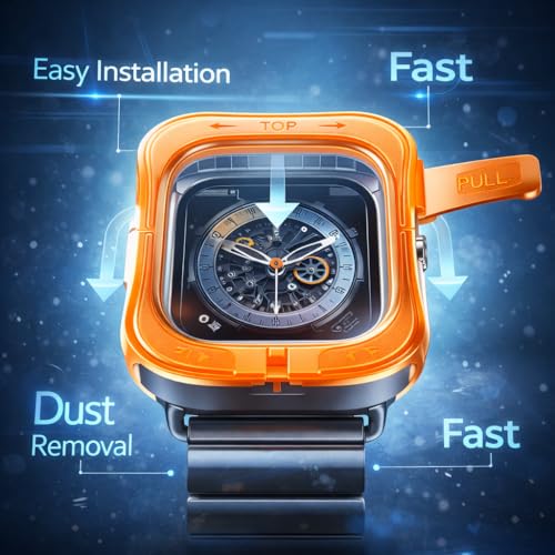 Image of Mizi 3 Pack Tempered Glass Compatible with Apple Watch Ultra 3 (2025) /Ultra 2 /Ultra 49mm, Screen Protector with Auto-Alignment Installation Frame, HD Clear, Anti-Scratch, Bubble-Free, Touch Sensitive
