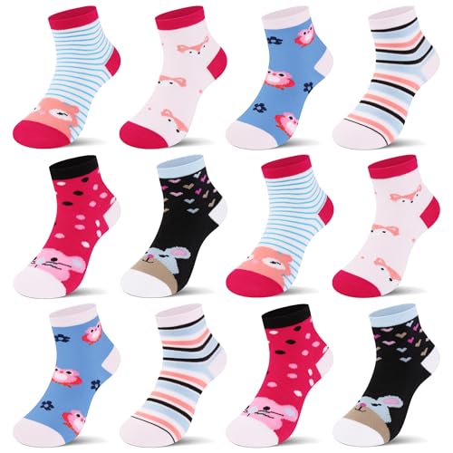 Le lot de chaussettes mignonnes de Noël pour jeune fille