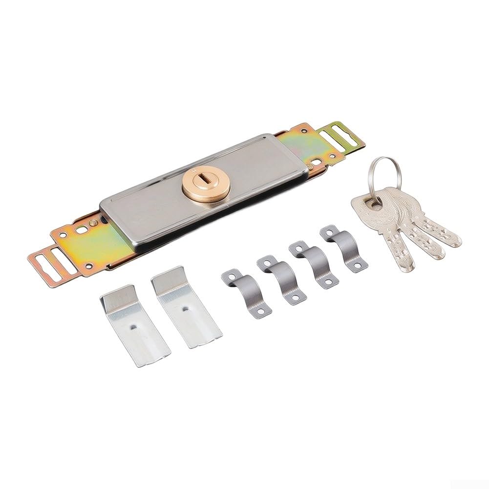 Cerradura Persiana Metálica con para cilindro para latón Macizo(6)