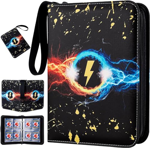 Raccoglitore per carte con 4 tasche, 400 tasche, con 50