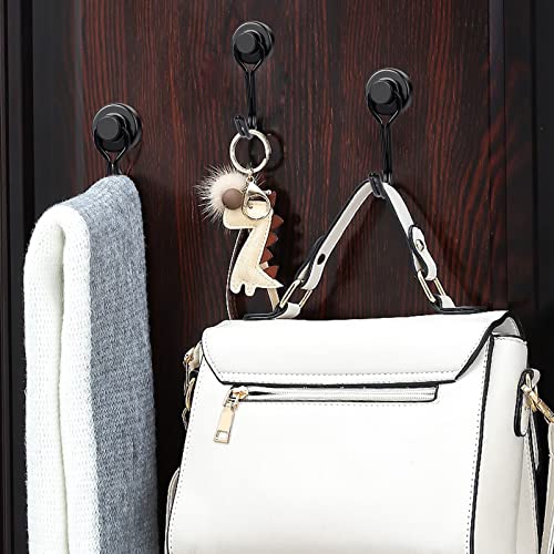 E Bavite Black Swivel Swing, 30Lbs Powerful, Strong Neodymium Rare Earth Magnetic Hooks. Perfect For Refrigerator thumb #5