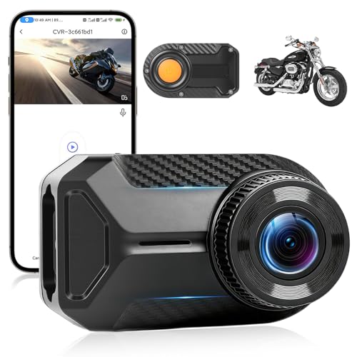 Motorcycle Dash Cam Motorbike Camera Waterproof Motorcycle Video Driving Recorder Camera with Light Vision Dashcam Loop Recording
