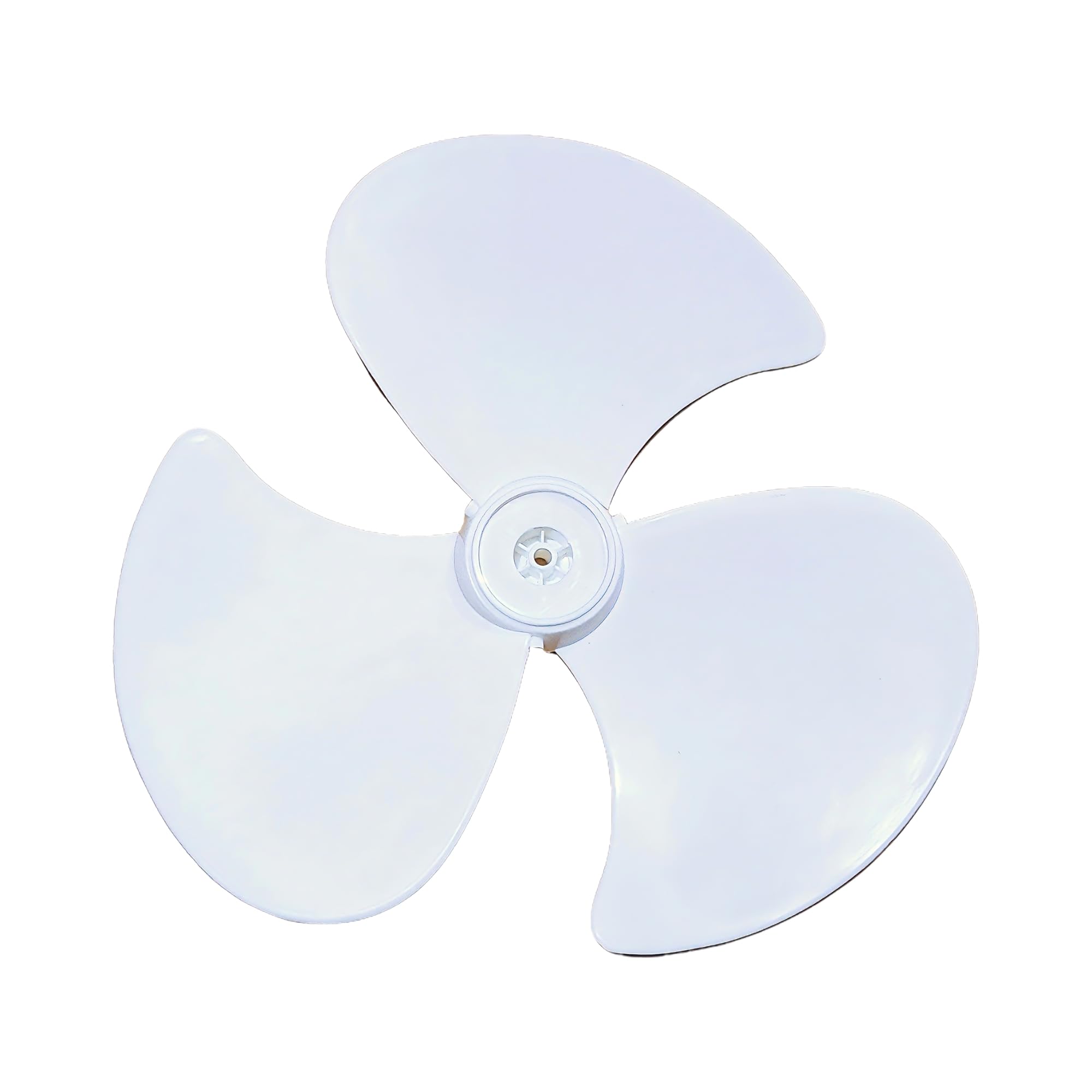 Universal 16-Inch Fan Blade | 400mm Sweep Plastic Leaf with 8mm Center Hole | Durable Blade, Compatible with Table, Wall & Pedestal Fans | (White – Pack of 1)-image-22