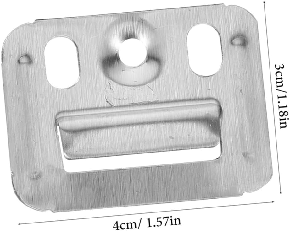 300pcs Stainless Steel Wall Panel Clamps Clamp for Woodworking Easy Install Bamboo Panel Fixing