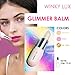 Winky Lux Glimmer Balm, Color-Changing Pink Tinted pH Lip Balm Infused with Vitamin E for All-Day Moisture and Subtle Glittery Gloss, 0.13 Oz, 24 KT
