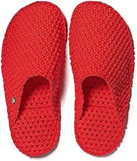 スリッパ le dd dream レディーディードリーム イタリア製 Sサイズ Mサイズ Lサイズ メンズ レディース インポート (M(25～27cm程度まで), レッド)