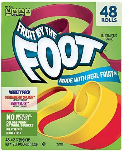 General Expect More Mills Fruit By The Foot Variety Pack 0.75 oz, 48 count