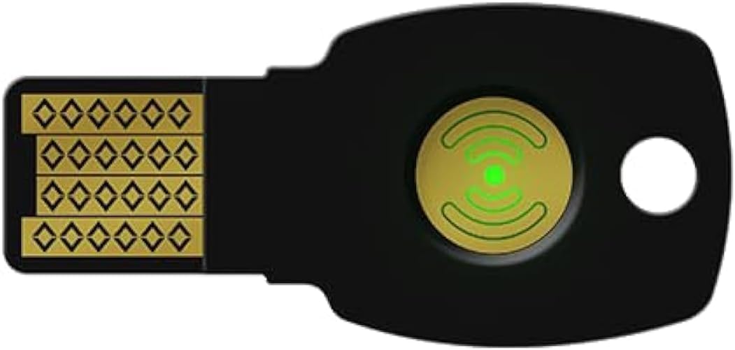 FEITIAN ePass K9 Plus – USB Security Key – Two Factor Authenticator – USB-A with NFC, FIDO U2F + FIDO2, PIV – Help Prevent Account Takeovers with Multi-Factor Authentication