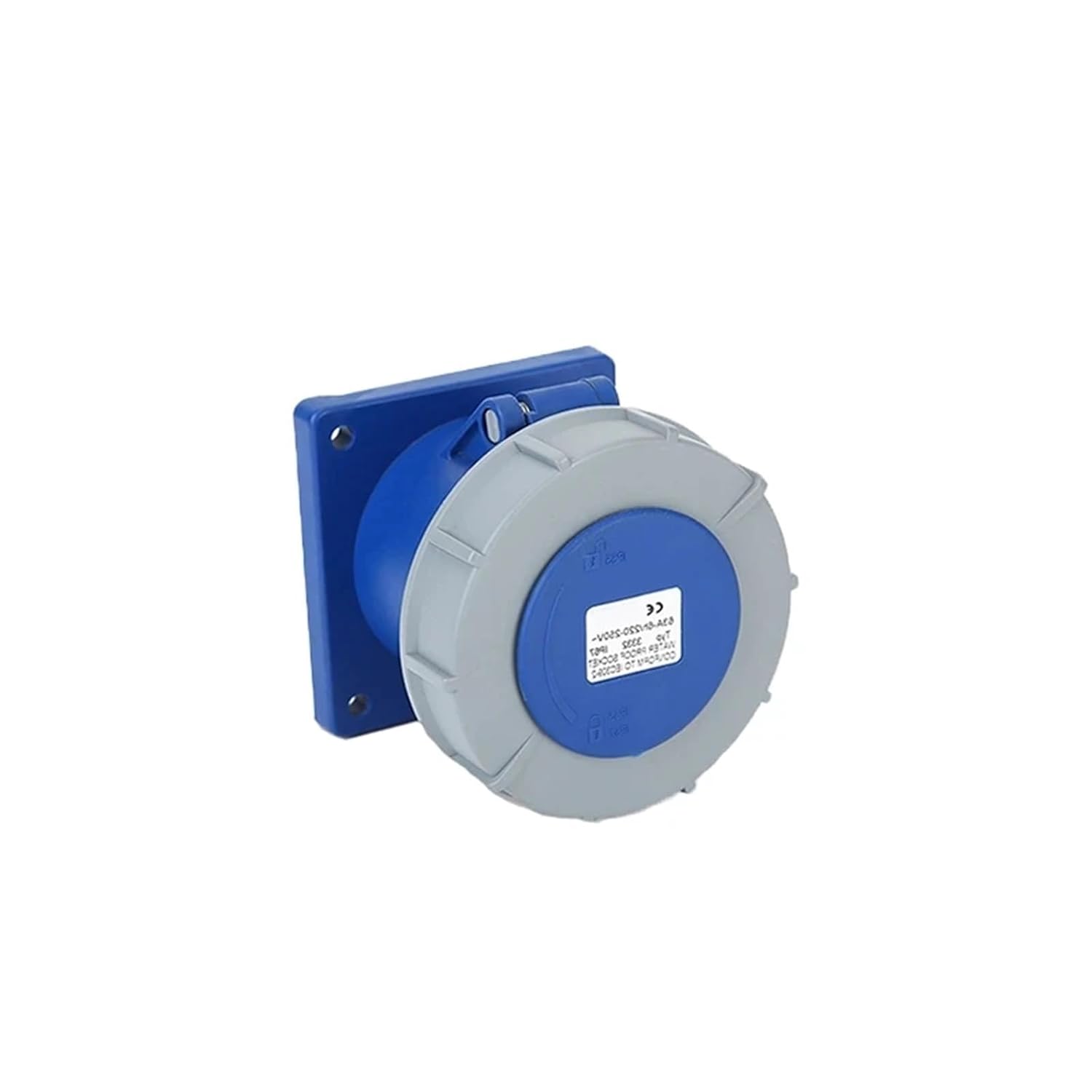 1pc Industrial 63A 125A Terminal Male Female 3/4/5 Pin Wall Mounted Socket IP67 Waterproof Electrical Connector 220V 380V(Plug,63A_4P)