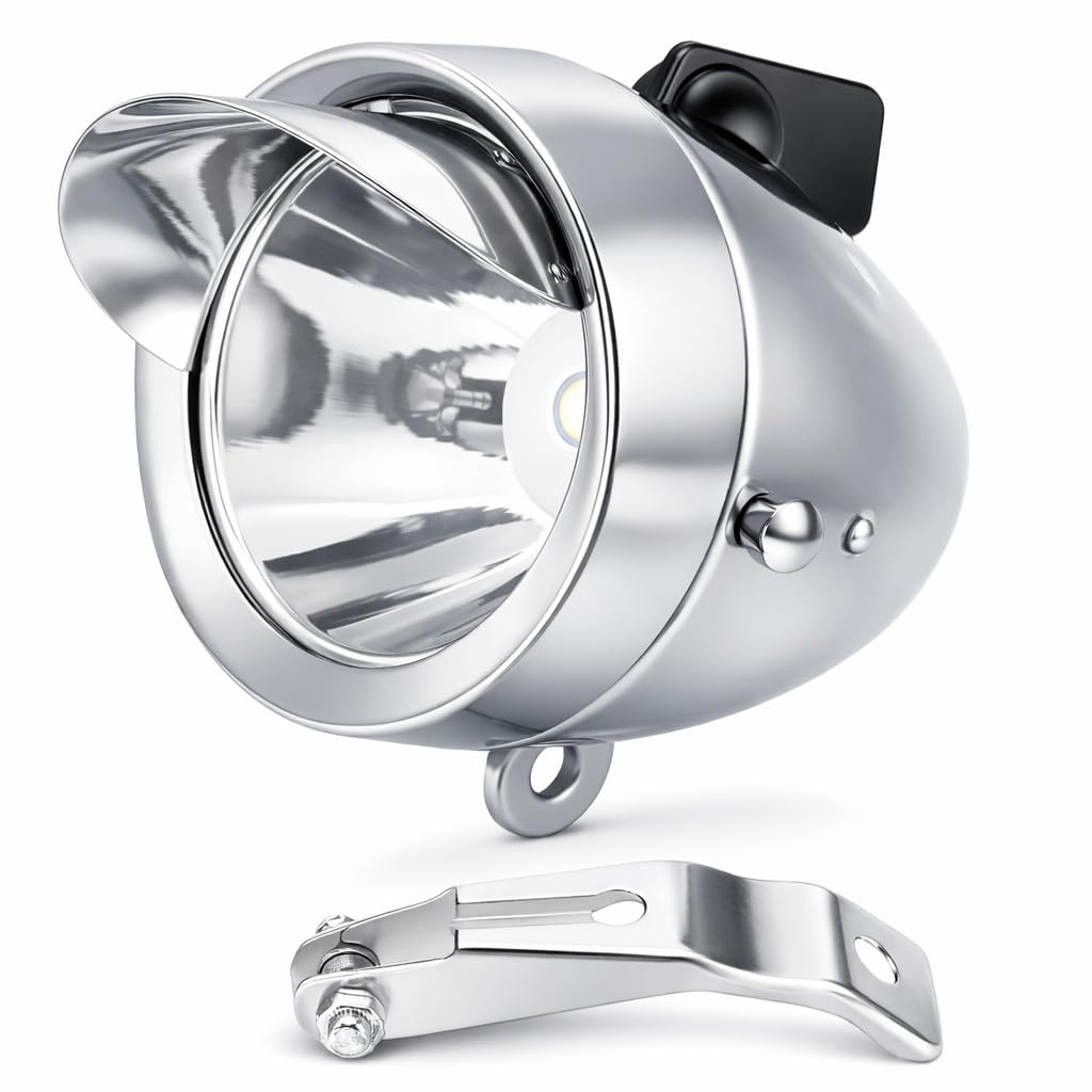 Amazon.com : Garosa Vintage Bicycle Headlight Retro Bike LED Light