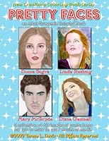New Creations Coloring Book Series: Pretty Faces: A grayscale coloring book for grownups (and kids) featuring pretty faces for all ages to color 1957914017 Book Cover