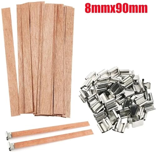 Mechas de madera para velas paquete 200 unidades miniatura 2