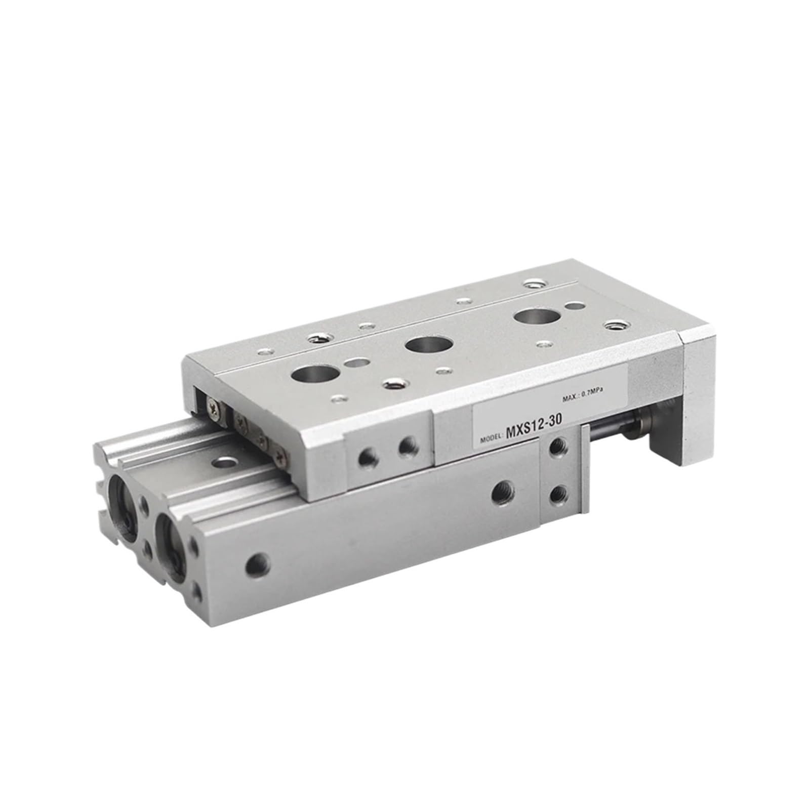 Cylindre pneumatique MXS8-40 de haute rigidité en alliage rectifié
