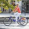 Brightpeak 7 Speed Adult Tricycle, 24 inch Cruiser Trike with Large Basket for Women Men Seniors, 3 Wheel Bike for Outdoor, Shopping, Recreation, Picnic (Blue) #3