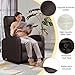 Yaheetech Recliner Chair Faux Leather Recliner Sofa Adjustable Modern Seat Club Chair Home Theater Seating Brown