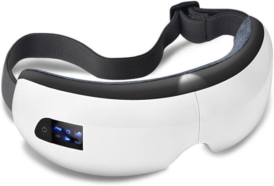 JINSE Eye Massager, Wireless Charging Bluetooth, Eye Protection, Eye Massage Eye Fatigue,White