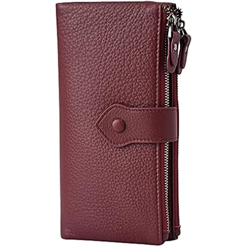 Women’s Slim Leather RFID Blocking Wallet Cover