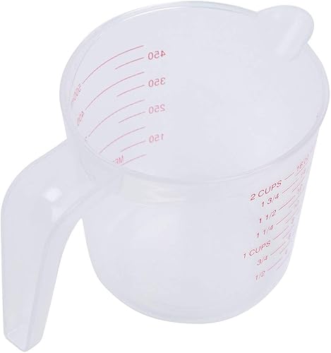 Miniatura 4 de iiniim Vaso medidor de cocina de plástico transparente, 8.5fl oz16.9fl oz33.8fl oz, transparente, 16.9fl oz