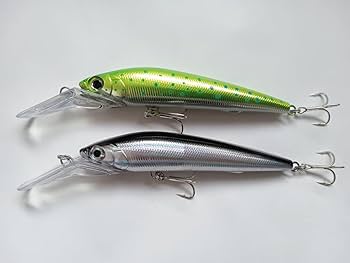 キャスティングルアー　10個セット Amazon.co.jp: トローリングルアー ミノー 貫通ワイヤー 140mm 40g