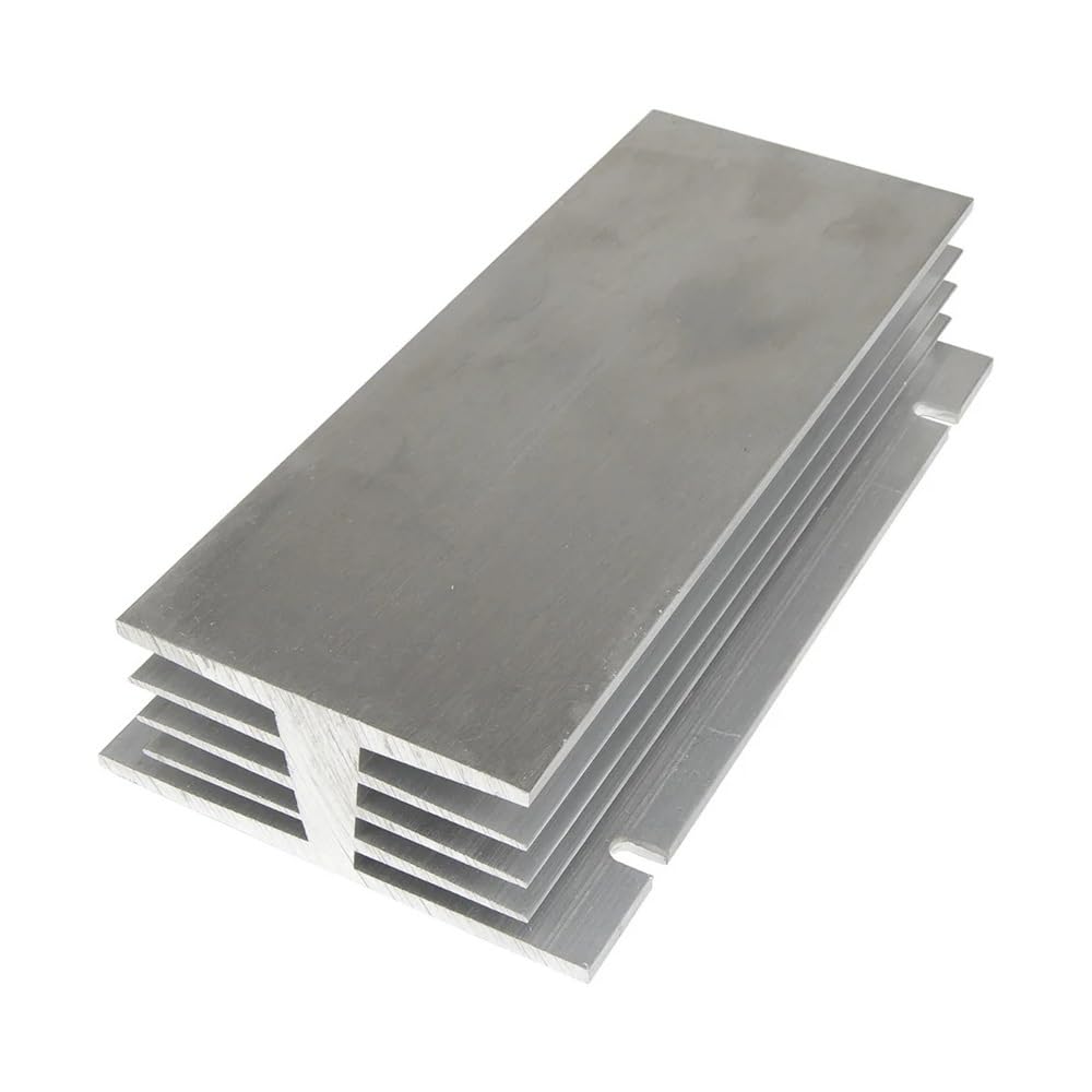 POWTAXBJGD FHSI04-185W White 185 * 94 * 40 mm 40A Three Phase Solid State Relay SSR Aluminum Heat Sink Radiator