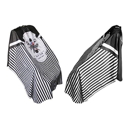 Beaupretty Capa de cabeleireiro profissional para corte de cabelo, capa de barbeiro para salão de be