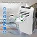 SereneLife SLACHT128 Portable 12000 BTU 4 in 1 Air Conditioner, Heater, Dehumidifier, and Fan with Timer, Remote and Exhaust Kit, White (2 Pack)