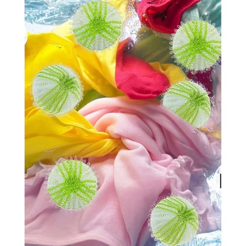 JYTDBCS 12 PCS pet hair remover washing machine, Reusable Washing Machine Lint Remover, Laundry Balls Shaped Pet Hair Remover, for Removing Wool Cotton Cat Dog pet hair remover - Image 6