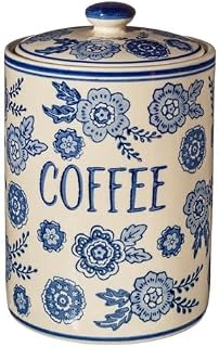 Sass & Belle Blue Willow Coffee Storage Jar