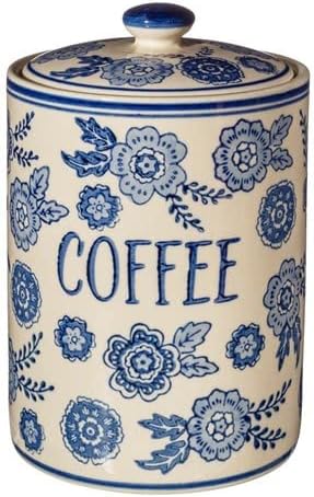 Sass & Belle Blue Willow Coffee Storage Jar