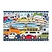 Melissa & Doug Traffic Jam Jumbo Floor Puzzle (24 Pieces, 2 x 3 Feet), Vehicle-Themed Jigsaw Puzzle for Preschoolers and Kids Ages 3+ - FSC Certified