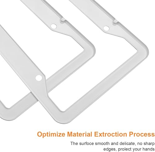 Miniatura 3 de Marcos de matrícula de bandera estadounidense, 2 paquetes de soporte vintage para placa de matrícula de bandera de Estados Unidos, soporte