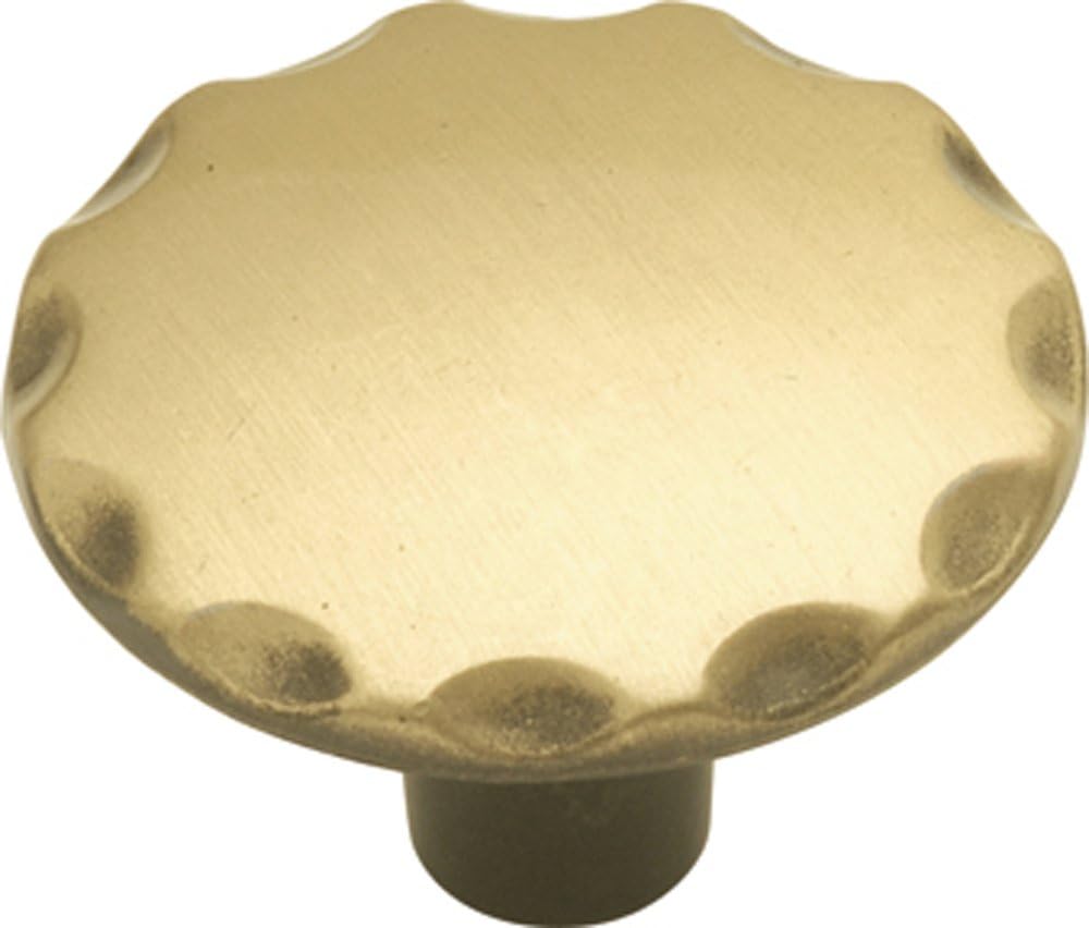 Hickory Hardware P146-AB 1-1/8-Inch Cavalier Cabinet Knob, Antique Brass