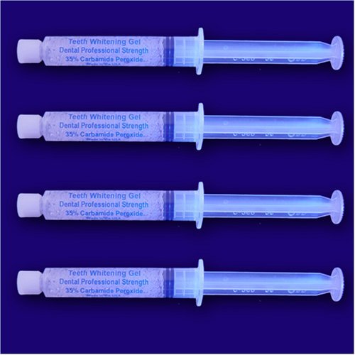 INSTANT WHITE SMILE optimized 40cc GELL ONLY syringes (NO TRAYS) 36% Professional Strength Carbamide Peroxide Teeth Whitening Gel only