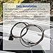 FZJDSD 2PCS Sunroof Curtain Shade Cables 20945787 Compatible with Cadillac SRX 2010 2011 2012 2013 2014 2015 2016 Car Sunroof Curtain Shade Cord Sunroof Sunshade Cable