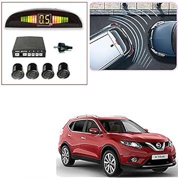 UniPearl -Black Car Parking Reverse Sensors (Set of 4) for - X Trail
