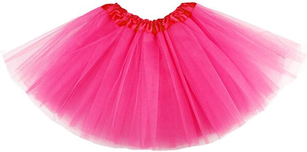 REETAN Adults Tulle Tutu Skirt Dance Short Skirts for Women