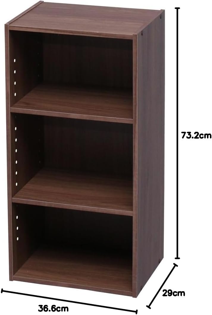 カラーボックスの耐久性を示す画像