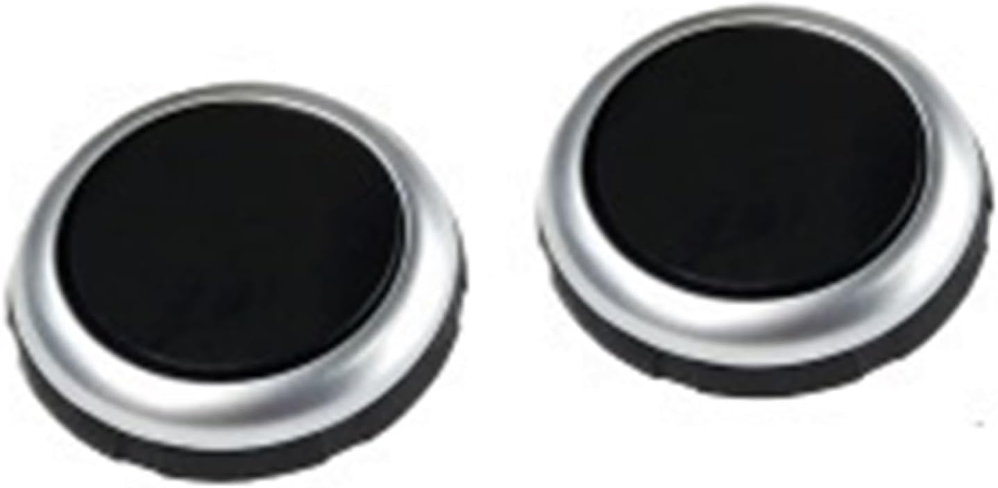 For BMW AC Climate Control Knob 61319393931 Compatible with 5 6 7 Series X5 X6 F10 F15 F16 F12 F13 F01 Front Console Rear HVAC Button Replacement(2 set-without"AUTO")